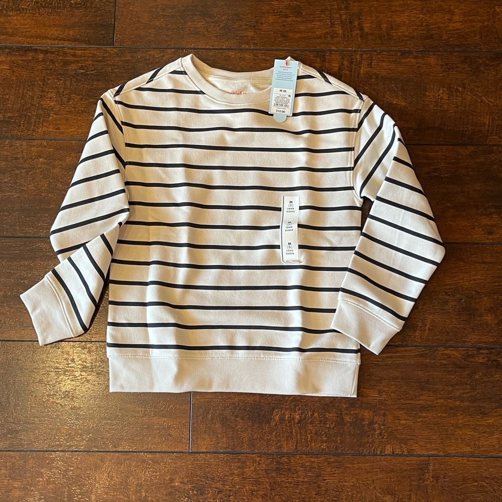 SOLD: Striped Crewneck Sweatshirt
